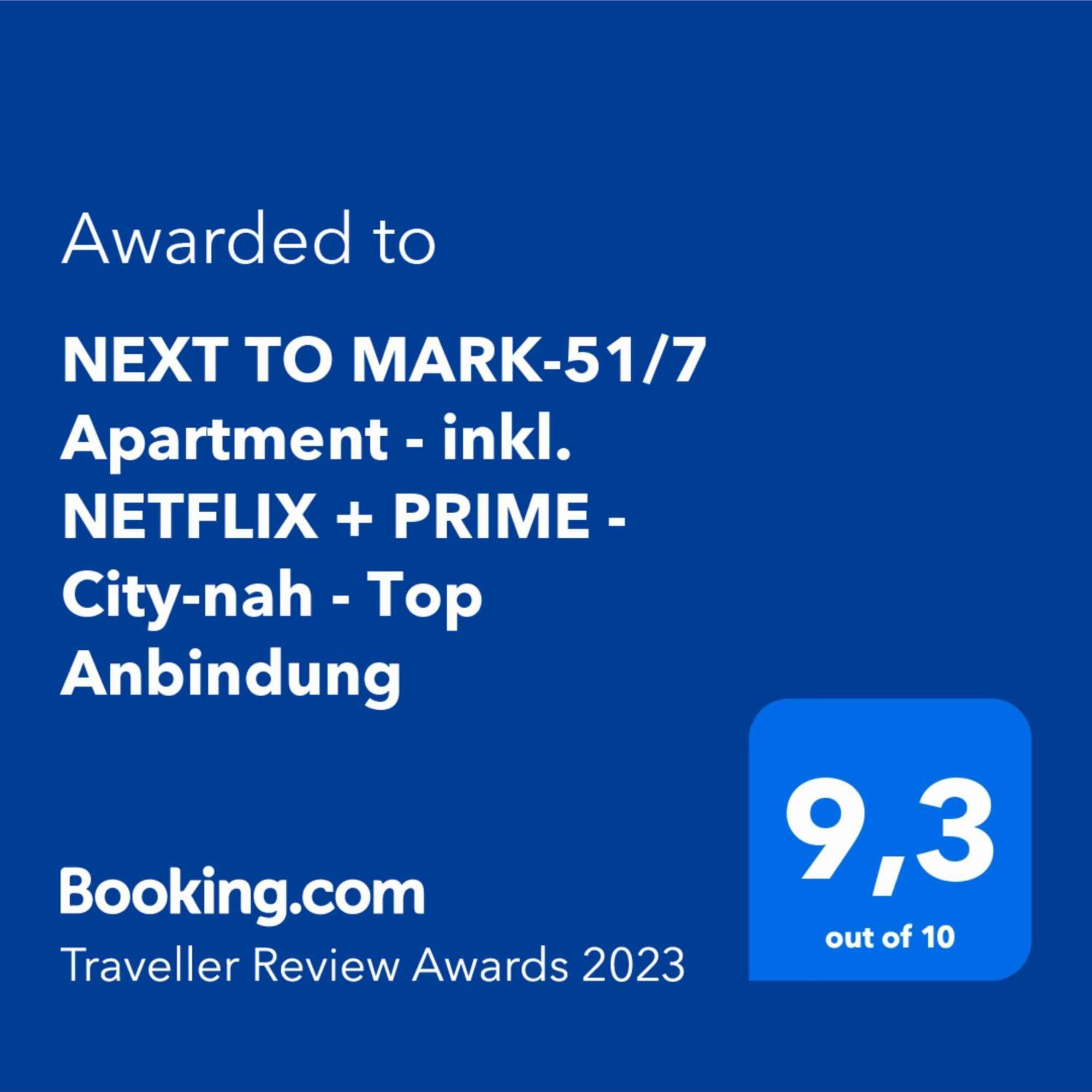 Next To Mark-51/7 - Inkl. Netflix + Prime - City-nah - Anbindung